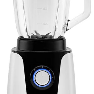 BATIDORA UFESA VASO 1,5L 1500W WHITE GOLD JARRA CRISTAL BLANCA 2 VELOCIDADES+TURBO 6 CUCHILLAS ACERO INOXIDABLE Regulador de velocidad con luz LED