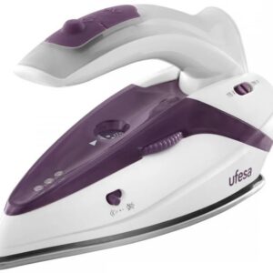 PLANCHA UFESA 1100W VIAJE PERFECT TRIP SUELA INOX 75 GR GOLPE DE VAPOR 0-15 GR/MIN. 110/230V1100 W