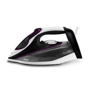 PLANCHA UFESA 3100W 240GR/GOLPE VAPOR, 50GR VAPOR CONTINUO SISTEMA ANTICAL 3EN1 PLANCHADO VERTICAL SUELA CERAMICA BLANCA-NEGRA-MORADA
