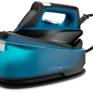 CENTRO UFESA PLANCHADO 6.5 BARES GOLPE DE VAPOR MAX 290G VAPOR VARIABLE 0-132G/MIN SISTEMA DE LIMPIEZA ANTICAL FÁCIL TRANSPORTE: BOTÓN DE BLOQUEO DE SEGURIDAD SUELA CERÁMICA DE FÁCIL DESLIZAMIENTO LISTO PARA USAR EN 2 MINUTOS CA