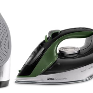 PLANCHA UFESA 3450W VAPOR GOLPE DE VAPOR MÁX 280G. ELIMINA HASTA LAS ARRUGAS MÁS DIFÍCILES VAPOR CONTINUO HASTA 55G/MIN. PRENDAS SIN ARRUGAS CON LA MÁXIMA RAPIDEZ DOSIFICACIÓN DE VAPOR VARIABLE SISTEMA 3 ANTICAL (1-AUTOLIMPIEZA, 2-GOLPE ANTICAL,