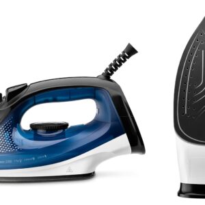 PLANCHA UFESA 2200W VAPOR GOLPE DE VAPOR MÁX 115G VAPOR CONTINUO HASTA 20G/MIN DOSIFICACIÓN DE VAPOR VARIABLE SISTEMA 2 ANTICAL (1-AUTOLIMPIEZA, 2-GOLPE ANTICAL) CAPACIDAD DEL DEPÓSITO 180 ML PLANCHADO VERTICAL PLANCHADO CON VAPOR O EN SECO FUNCI