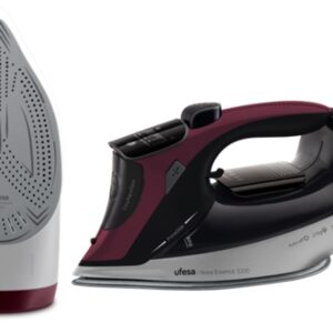 PLANCHA UFESA 3200W VAPOR GOLPE DE VAPOR MÁX 260G. ELIMINA HASTA LAS ARRUGAS MÁS DIFÍCILES. VAPOR CONTINUO HASTA 50G/MIN. PRENDAS SIN ARRUGAS CON LA MÁXIMA RAPIDEZ. DOSIFICACIÓN DE VAPOR VARIABLE SISTEMA 3 ANTICAL (1-AUTOLIMPIEZA, 2-GOLPE ANTICAL