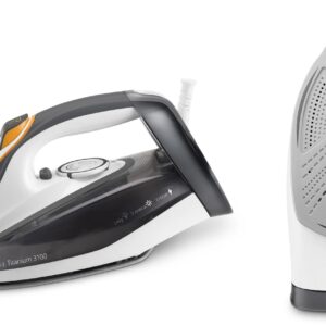 PLANCHA UFESA 3100W titanium 3100 240 GOLPE VAPOR, vapor continuo 50GR/MIN SUELA CERAMICA ref. 80108009