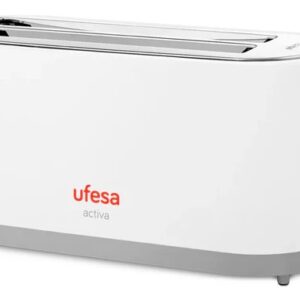 TOSTADOR UFESA 2 RANURAS LARGAS BLANCAS CON AJUSTE FUNCION DESCONGELACION 1400W