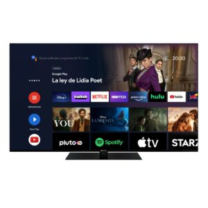 Televisión Android TV 55" QLED 4K Negra - J55QE - Johnson