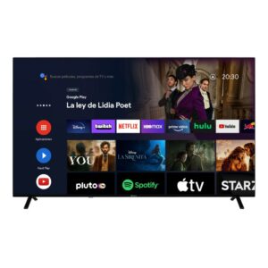 Televisión Android TV 75" QLED 4K Negra - J75QI - Johnson