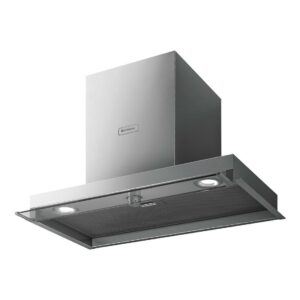 Campana de encastre 60 cm Inox y Cristal - CORO60X1 - Johnson