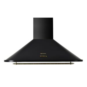 Campana de pared estilo rústico 90 cm Negra - LIBIS90RN - Johnson