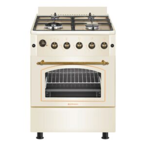 Cocina de gas butano 60 cm Rústica Crema - COCI60BRC1 - Johnson