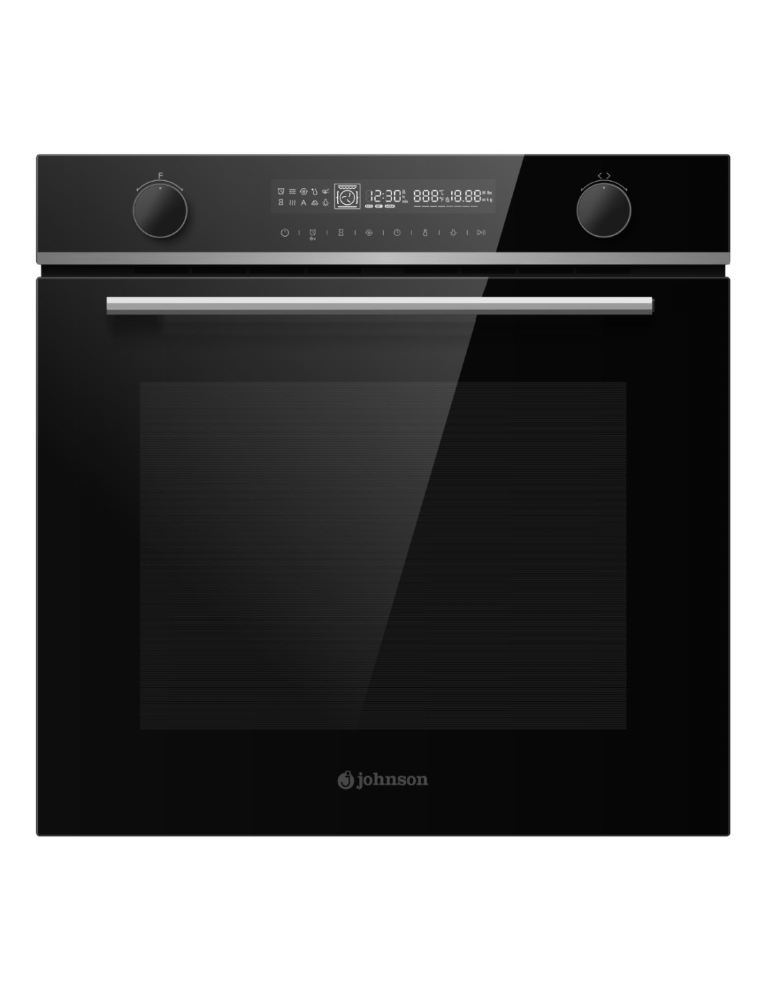 Horno 11 funciones pirolítico con función AirFry Cristal Negro - 60 Centímetros - JOR70NQ - Johnson