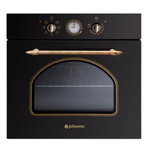 Horno 6 funciones estilo rústico Negro - 60 Centímetros - JOR56RN - Johnson